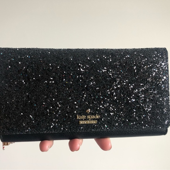 Kate spade glitter shoulder bag clutch NEW - Picture 7 of 12